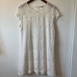 Charlotte Russe White Lace Dress